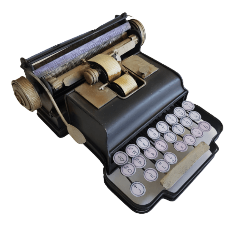 Máquina Datilografia Metal Retrô