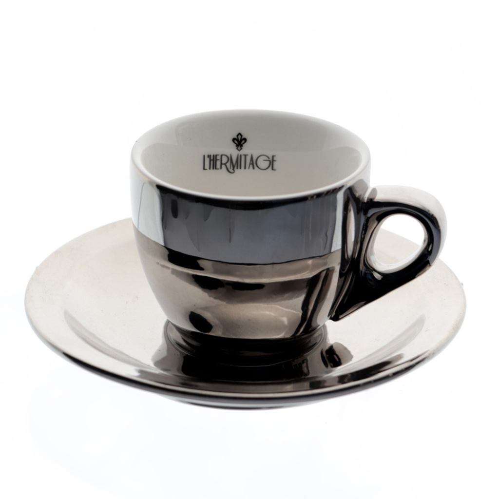 nyhc CDセット CONJUNTO XÍCARAS COM PIRES CAFEZINHO 80ml